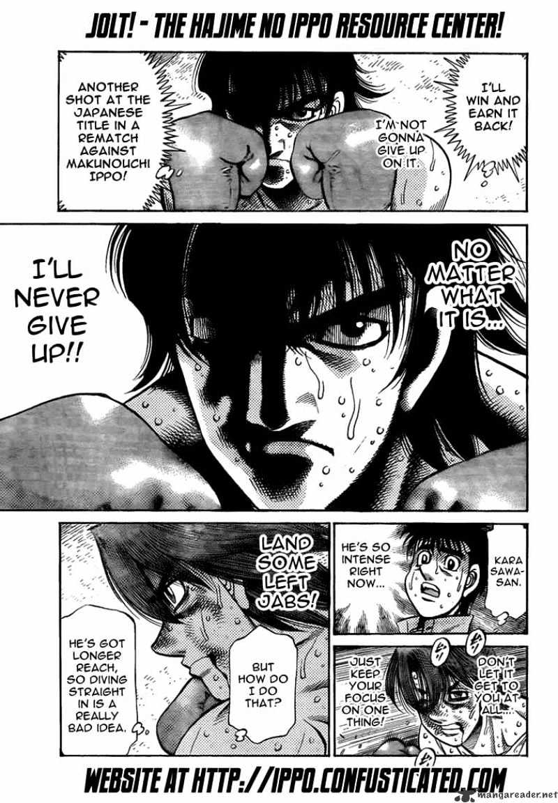 Hajime no Ippo: Fighting Spirit, Chapter 907 image 08